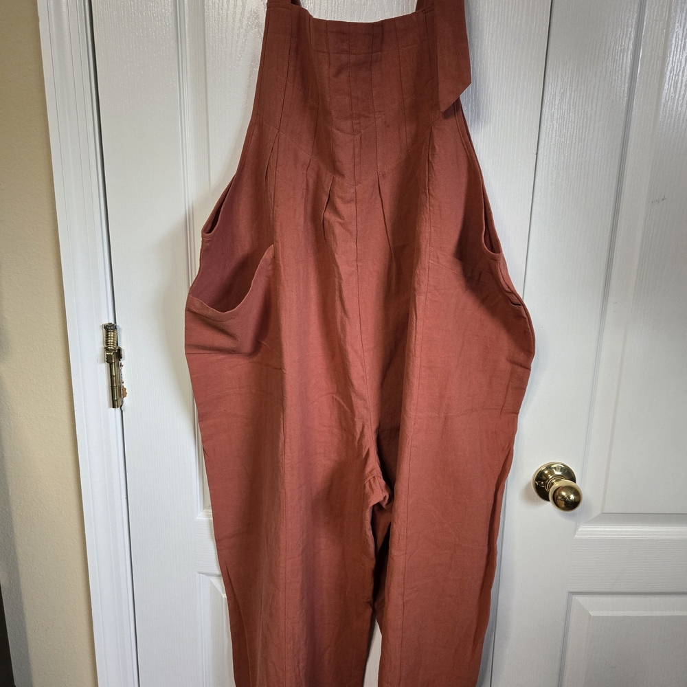 Bloomchic Women's Rust Jumpsuit